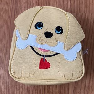 ❤️ Puppy Dog with Bone Bag with Zipper Detail NWT